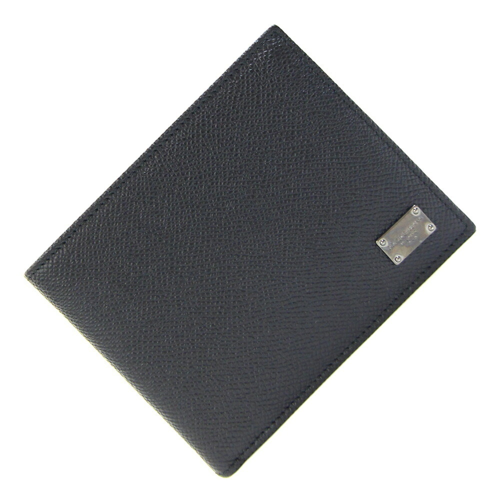 Dolce & Gabbana Bi-fold Wallet BP0457 Black Leather Folding D&G Men's DOLCE G...